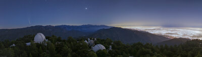 Comet NEOWISE from Mount Wilson Observatory.