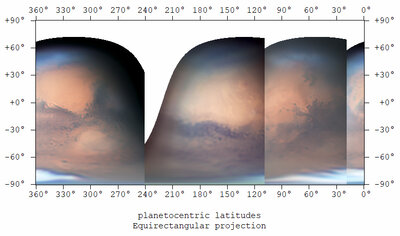 Planetary map shows coverage of the 3 images