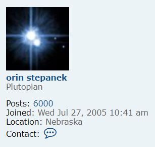 Orin's 6000th Post