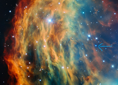 Central star of Medusa Nebula ESO.png
