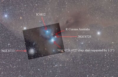 NGC 6723 and Nearby Nebulae