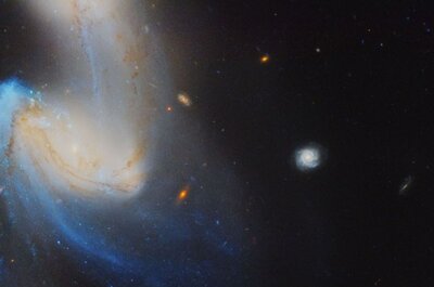 A Mouse and some Background Galaxies - Sharp?