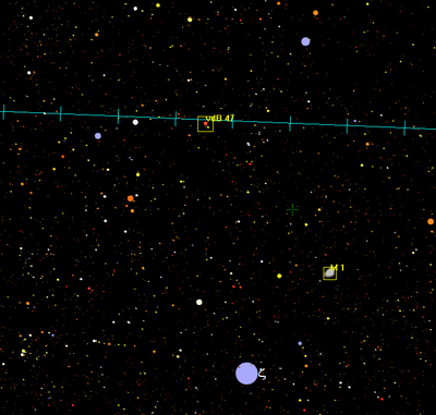 Field around zeta Tau M1 vdB 47 and comet APOD 22 october 2021.png