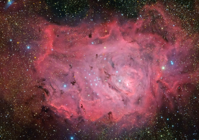 Lagoon Nebula in Hα and RGB Ignacio Diaz Bobillo.png