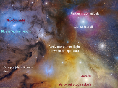 APOD January 26 2022 Antares Rho Ophiuchi annotated.png