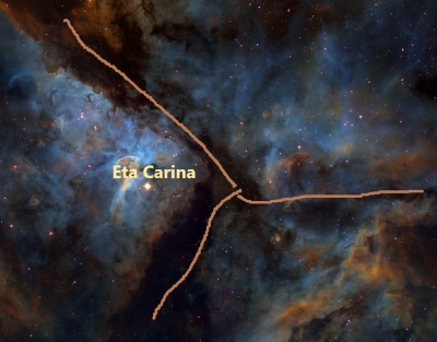 Carina Nebula Wolfgang Promper annotated.png