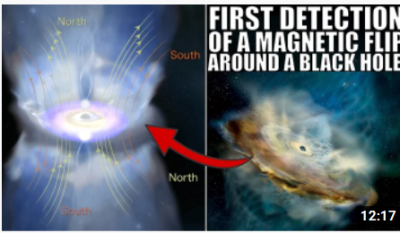 Magnetic field reversal around black hole Anton Petrov.png