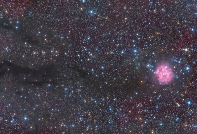 Cocoon Nebula in HaLRGB