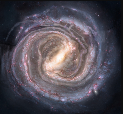 Face on Milky Way from atomic hydrogen Kevin Jardine.png