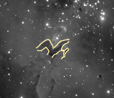 Eagle outline in Eagle Nebula.png
