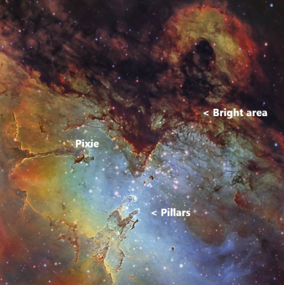 Eagle Nebula detail annotated Gianni Lacroce.png