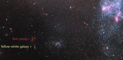 Background of UGC 5829 ESA Hubble NASA R Tully M Messa.png