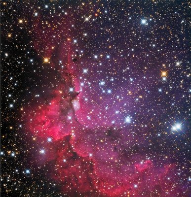 NGC7380 Open Star Cluster - Wizard Nebula